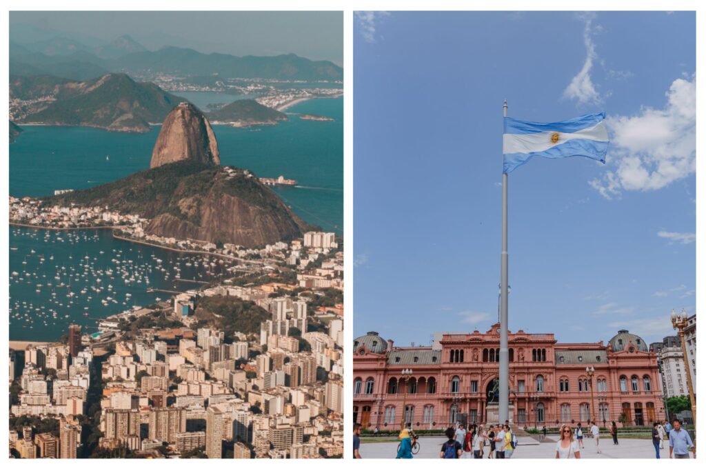 combo de viaje- brasil y argentina